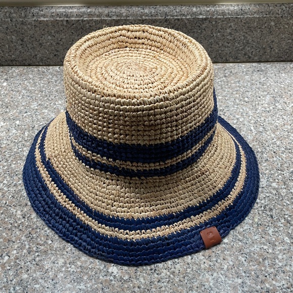 STAUD RITA BUCKET HAT NATURAL NAVY - Picture 6 of 10